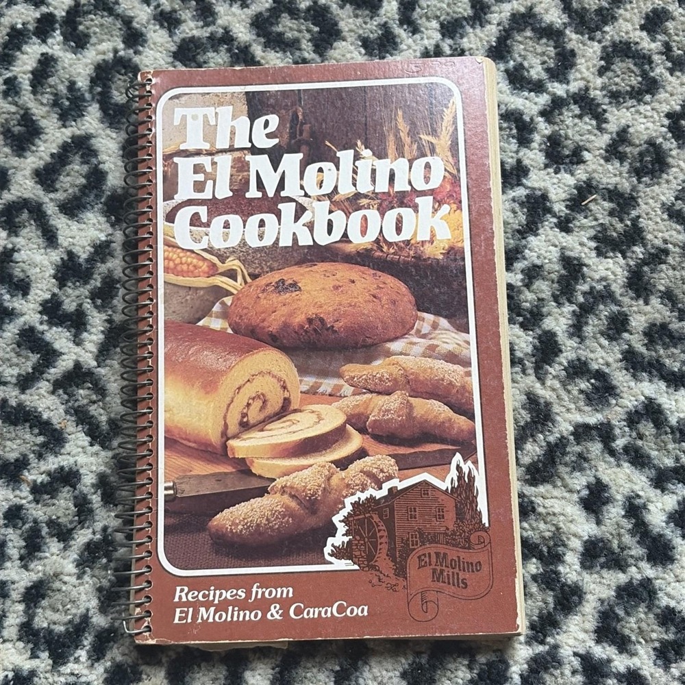 El Molino Cookbook Recipes From El Mol & CaraCoa Vtg 1976 Community Spiral Bound